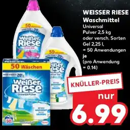Kaufland WEISSER RIESE Waschmittel Angebot