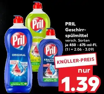 Kaufland PRIL Geschirrspülmittel Angebot