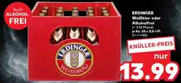 Kaufland ERDINGER Weißbier oder Alkoholfrei Angebot