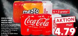 Kaufland COCA-COLA, FANTA oder MEZZO MIX Erfrischungsgetränke Angebot