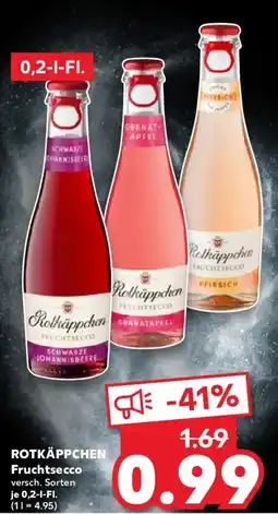 Kaufland ROTKÄPPCHEN Fruchtsecco Angebot