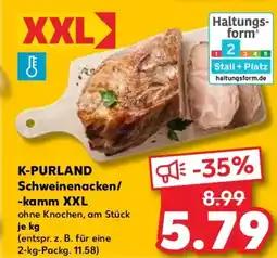 Kaufland K-PURLAND Schweinenacken/ -kamm XXL Angebot