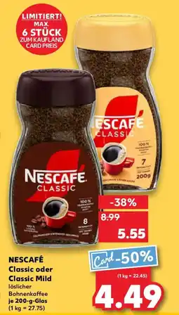Kaufland NESCAFÉ Classic oder Classic Mild Angebot