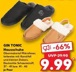 Kaufland GIN TONIC Hausschuhe Angebot