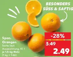 Kaufland Span. Orangen Angebot
