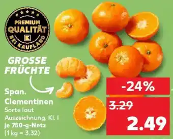 Kaufland Span. Clementinen Angebot
