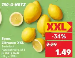 Kaufland Span. Zitronen XXL Angebot