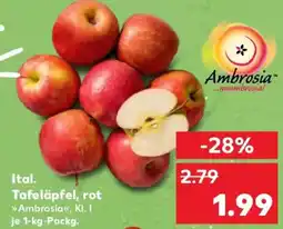 Kaufland Ital. Tafeläpfel, rot Angebot
