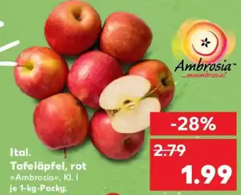 Kaufland Ital. Tafeläpfel, rot Angebot