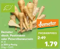 Kaufland Demeter dtsch. Pastinaken oder Petersilienwurzeln Angebot