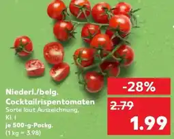 Kaufland Niederl./belg. Cocktailrispentomaten Angebot