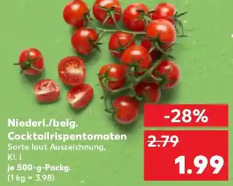 Kaufland Niederl./belg. Cocktailrispentomaten Angebot
