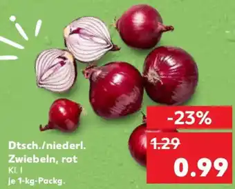 Kaufland Dtsch./niederl. Zwiebeln, rot Angebot