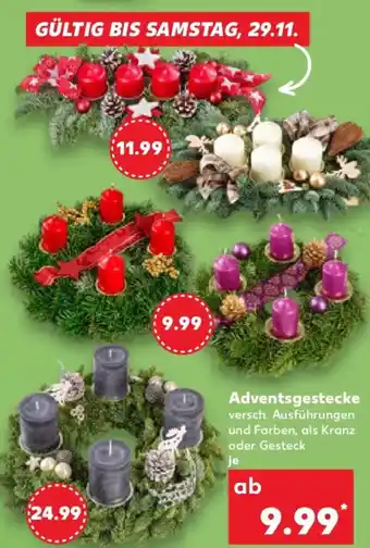 Kaufland Adventsgestecke Angebot