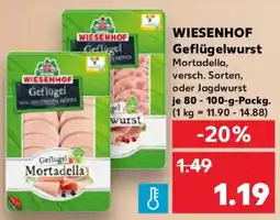 Kaufland WIESENHOF Geflügelwurst Angebot