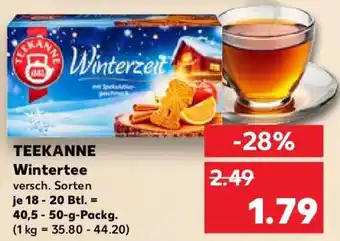 Kaufland TEEKANNE Wintertee Angebot