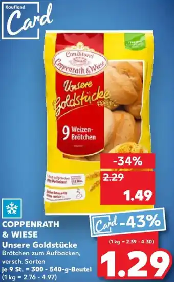 Kaufland COPPENRATH & WIESE Unsere Goldstücke Angebot