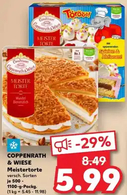 Kaufland COPPENRATH & WIESE Meistertorte Angebot