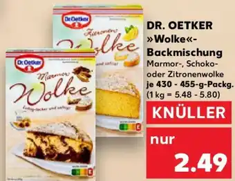 Kaufland DR. OETKER Wolke- Backmischung Angebot