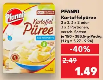 Kaufland PFANNI Kartoffelpüree Angebot