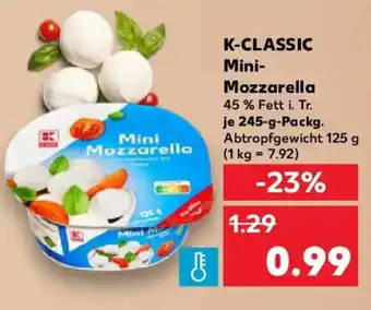 Kaufland K-CLASSIC Mini- Mozzarella Angebot