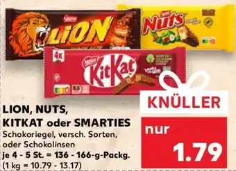 Kaufland LION, NUTS, KITKAT oder SMARTIES Angebot