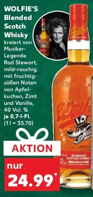 Kaufland WOLFIE'S Blended Scotch Whisky Angebot