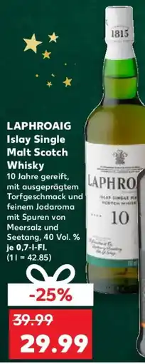 Kaufland LAPHROAIG Islay Single Malt Scotch Whisky Angebot