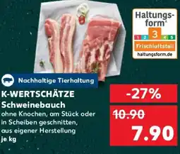 Kaufland K-WERTSCHÄTZE Schweinebauch Angebot