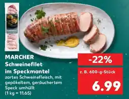 Kaufland MARCHER Schweinefilet im Speckmantel Angebot