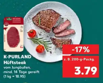 Kaufland K-PURLAND Hüftsteak Angebot