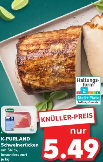 Kaufland K-PURLAND Schweinerücken Angebot