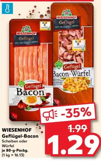Kaufland WIESENHOF Geflügel-Bacon Angebot