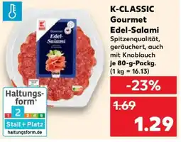 Kaufland K-CLASSIC Gourmet Edel-Salami Angebot