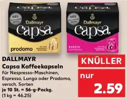 Kaufland DALLMAYR Capsa Kaffeekapseln Angebot