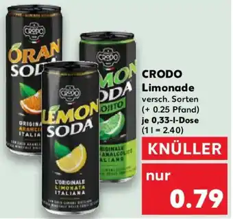 Kaufland CRODO Limonade Angebot