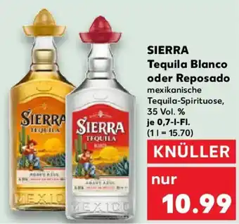 Kaufland SIERRA Tequila Blanco oder Reposado Angebot