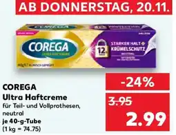 Kaufland COREGA Ultra Haftcreme Angebot