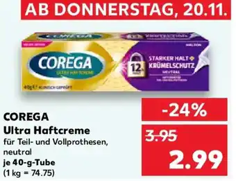 Kaufland COREGA Ultra Haftcreme Angebot