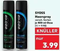 Kaufland SYOSS Haarspray Angebot