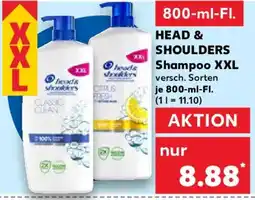 Kaufland HEAD & SHOULDERS Shampoo XXL Angebot
