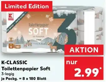 Kaufland K-CLASSIC Toilettenpapier Soft Angebot