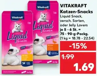 Kaufland VITAKRAFT Katzen-Snacks Angebot