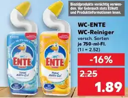 Kaufland WC-ENTE WC-Reiniger Angebot