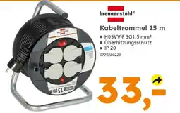 Globus Baumarkt brennenstuhl Kabeltrommel 15 m Angebot