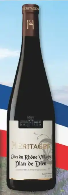 trinkgut Ogier Héritages Plan de Dieu Côtes du Rhône Villages Angebot