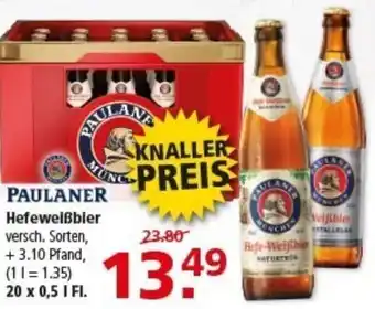 Multi Markt PAULANER Hefeweißbier Angebot