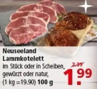 Multi Markt Neuseeland Lammkotelett Angebot