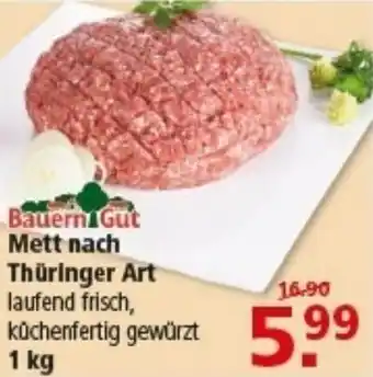 Multi Markt Bauern Gut Mett nach Thüringer Art Angebot