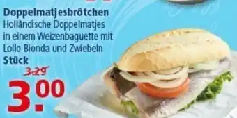 Multi Markt Doppelmatjesbrötchen Angebot